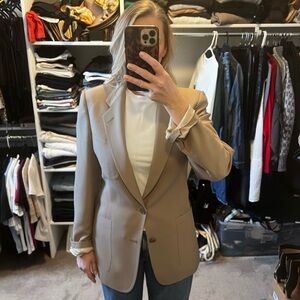 Vintage Christian Dior Tan Blazer